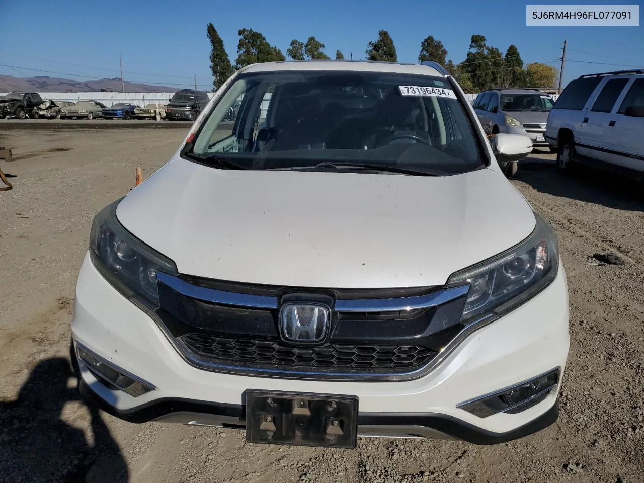 2015 Honda Cr-V Touring VIN: 5J6RM4H96FL077091 Lot: 73196434