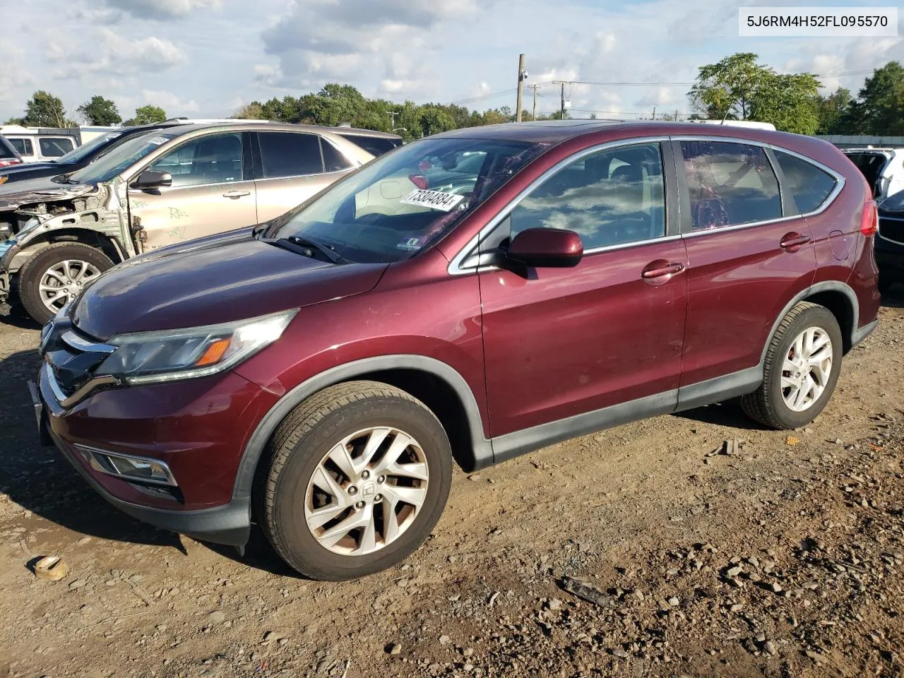 2015 Honda Cr-V Ex VIN: 5J6RM4H52FL095570 Lot: 73304884