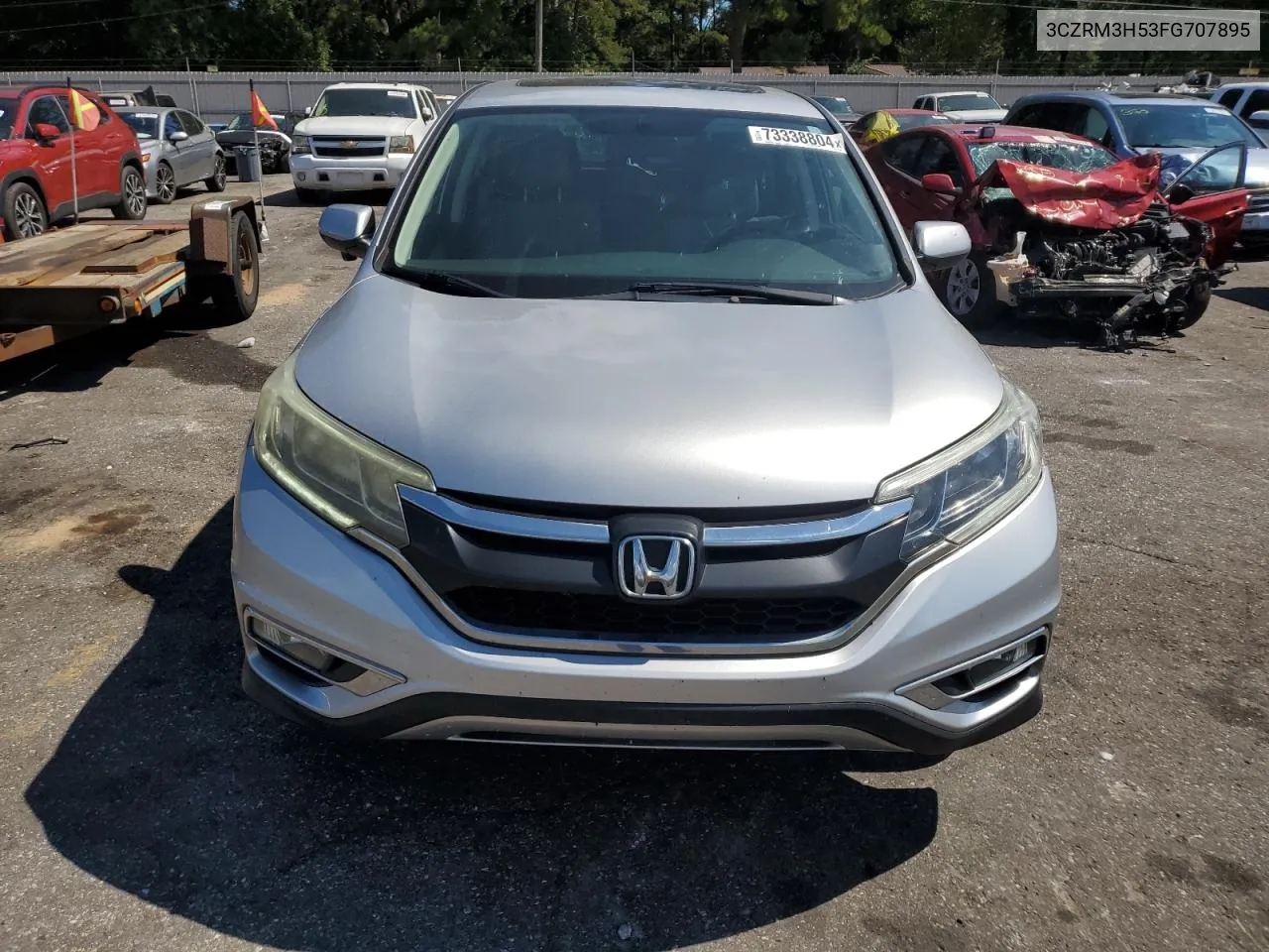 2015 Honda Cr-V Ex VIN: 3CZRM3H53FG707895 Lot: 73338804