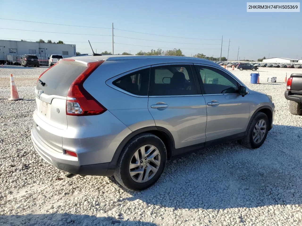 2015 Honda Cr-V Exl VIN: 2HKRM3H74FH505369 Lot: 73427834