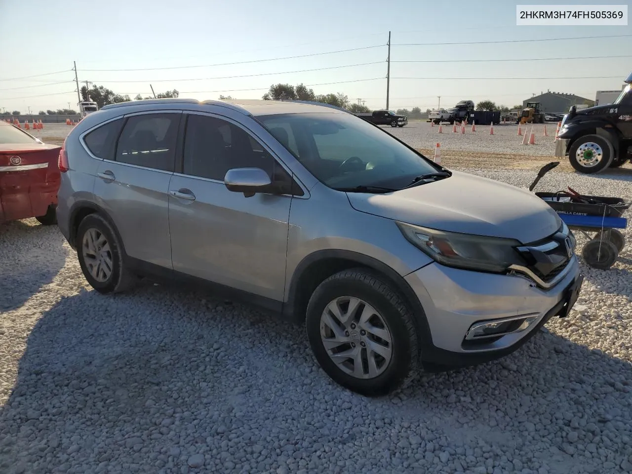 2015 Honda Cr-V Exl VIN: 2HKRM3H74FH505369 Lot: 73427834