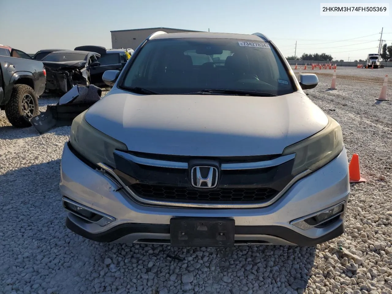 2015 Honda Cr-V Exl VIN: 2HKRM3H74FH505369 Lot: 73427834