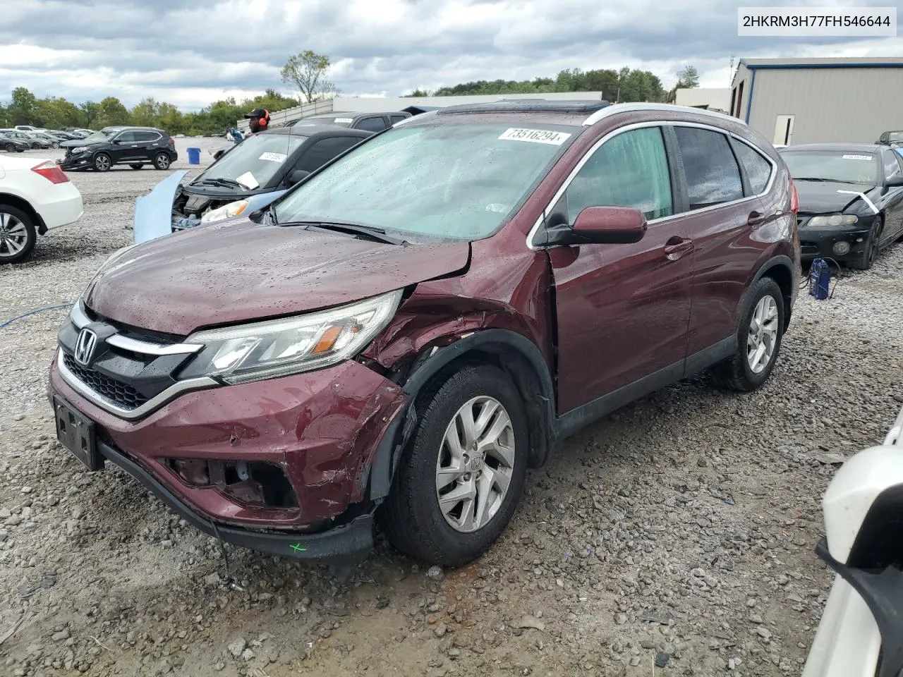 2HKRM3H77FH546644 2015 Honda Cr-V Exl