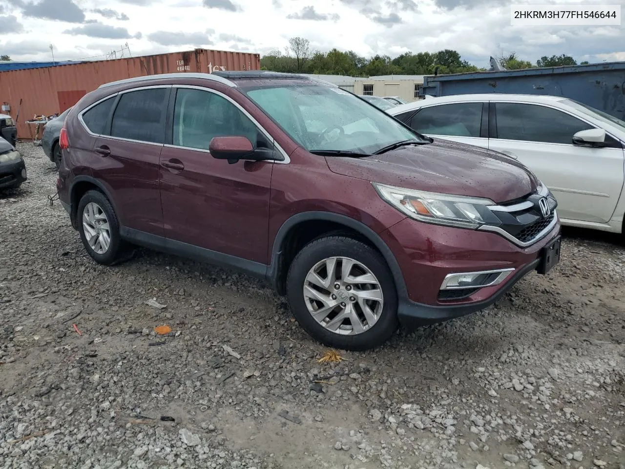 2015 Honda Cr-V Exl VIN: 2HKRM3H77FH546644 Lot: 73516294