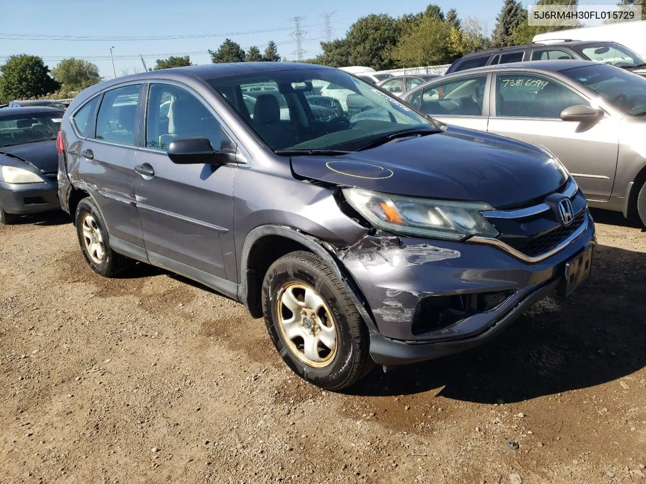 2015 Honda Cr-V Lx VIN: 5J6RM4H30FL015729 Lot: 73713304