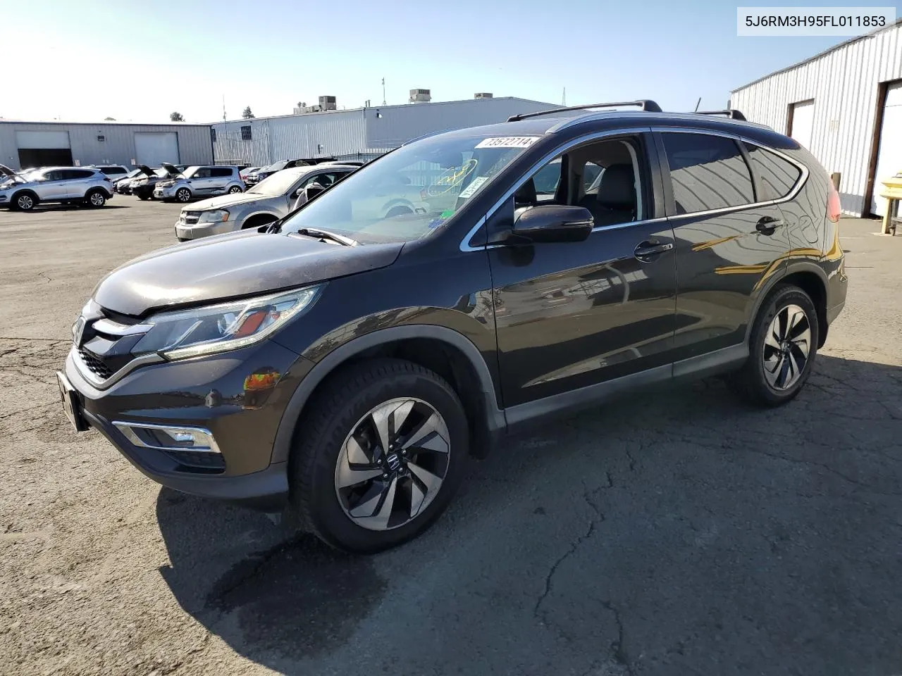 2015 Honda Cr-V Touring VIN: 5J6RM3H95FL011853 Lot: 73722114