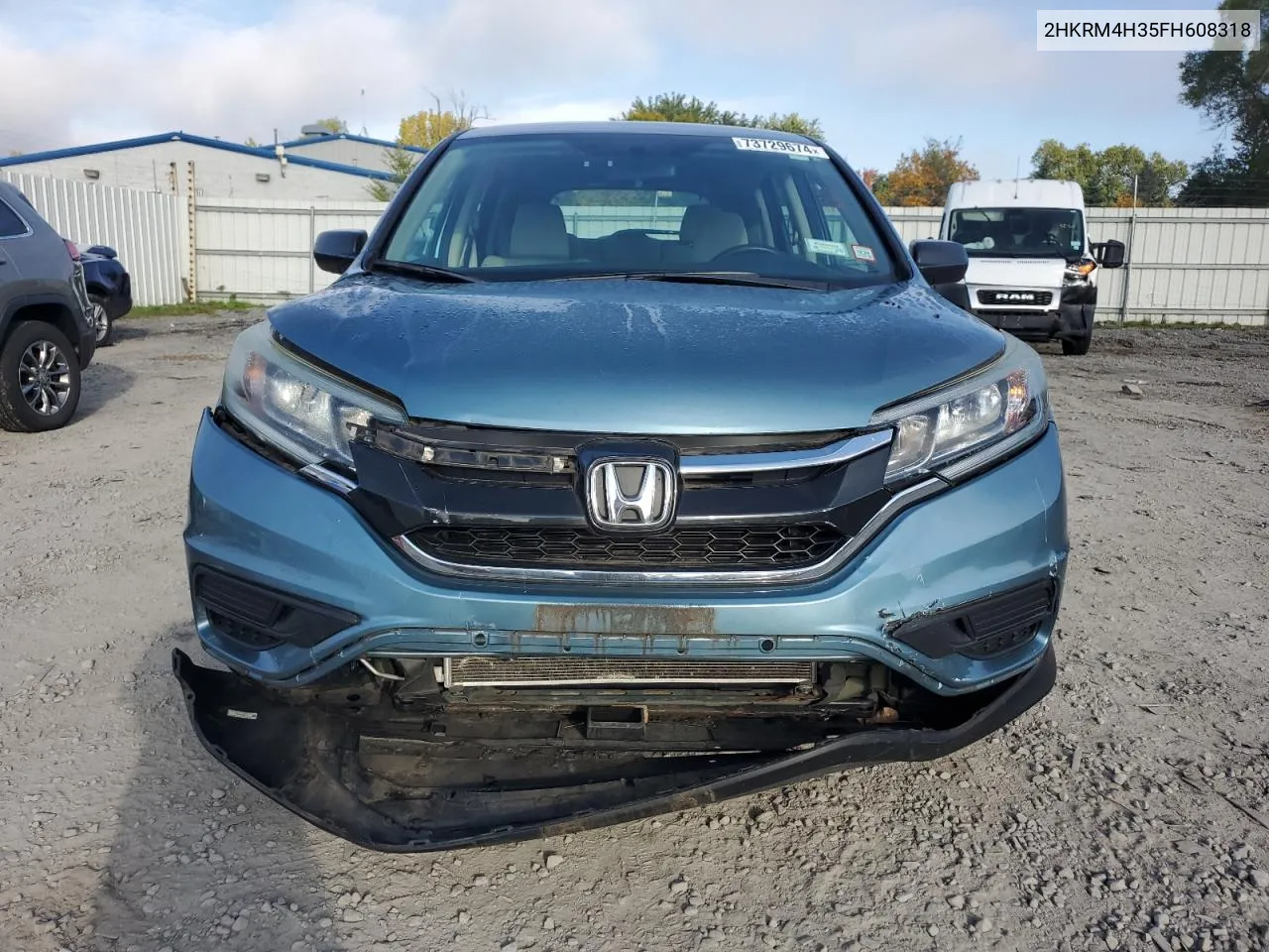 2HKRM4H35FH608318 2015 Honda Cr-V Lx