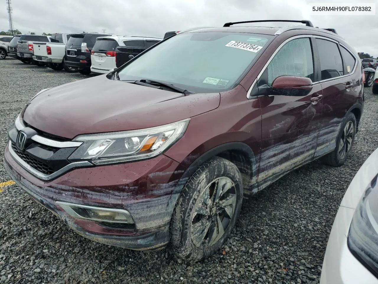 5J6RM4H90FL078382 2015 Honda Cr-V Touring