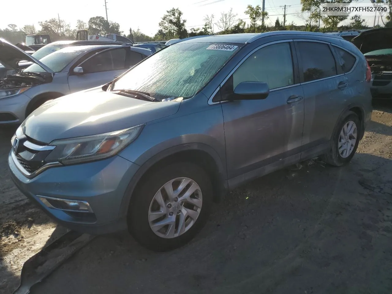 2HKRM3H7XFH527490 2015 Honda Cr-V Exl