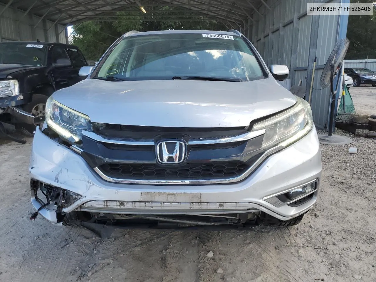 2015 Honda Cr-V Exl VIN: 2HKRM3H71FH526406 Lot: 73858074