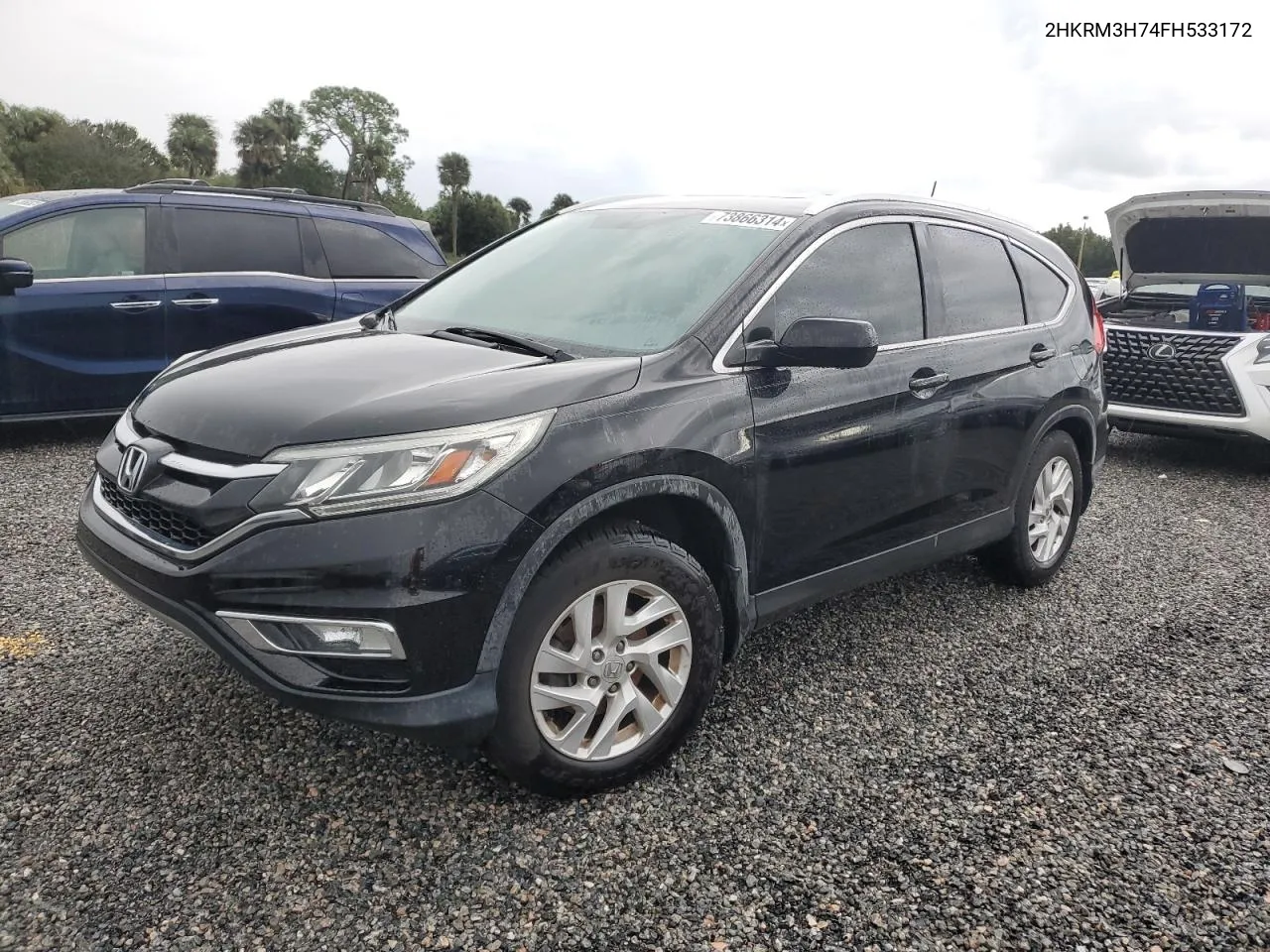 2015 Honda Cr-V Exl VIN: 2HKRM3H74FH533172 Lot: 73866314