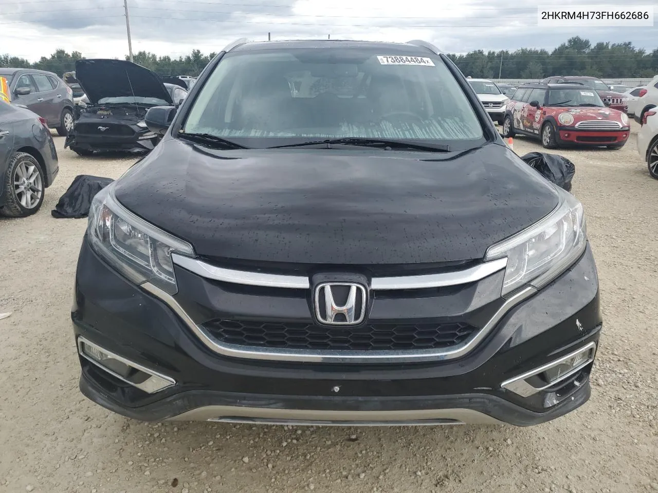 2015 Honda Cr-V Exl VIN: 2HKRM4H73FH662686 Lot: 73884484