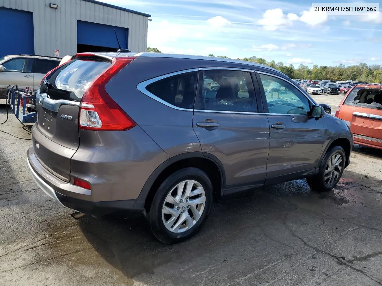 2HKRM4H75FH691669 2015 Honda Cr-V Exl