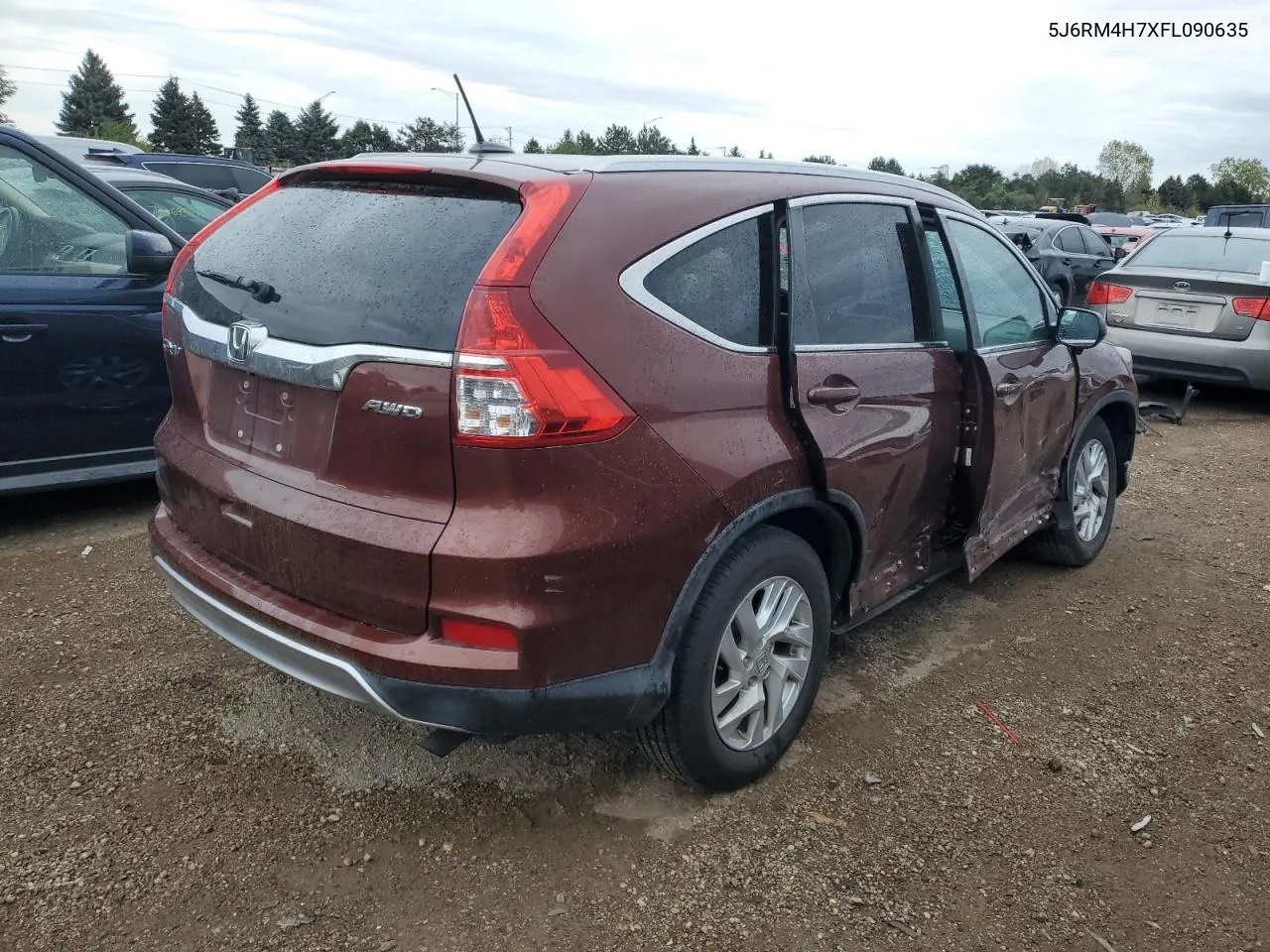 2015 Honda Cr-V Exl VIN: 5J6RM4H7XFL090635 Lot: 73973174