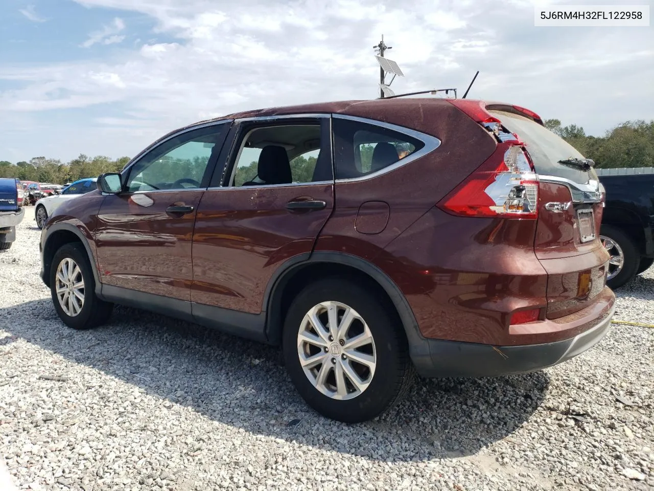 2015 Honda Cr-V Lx VIN: 5J6RM4H32FL122958 Lot: 74027364