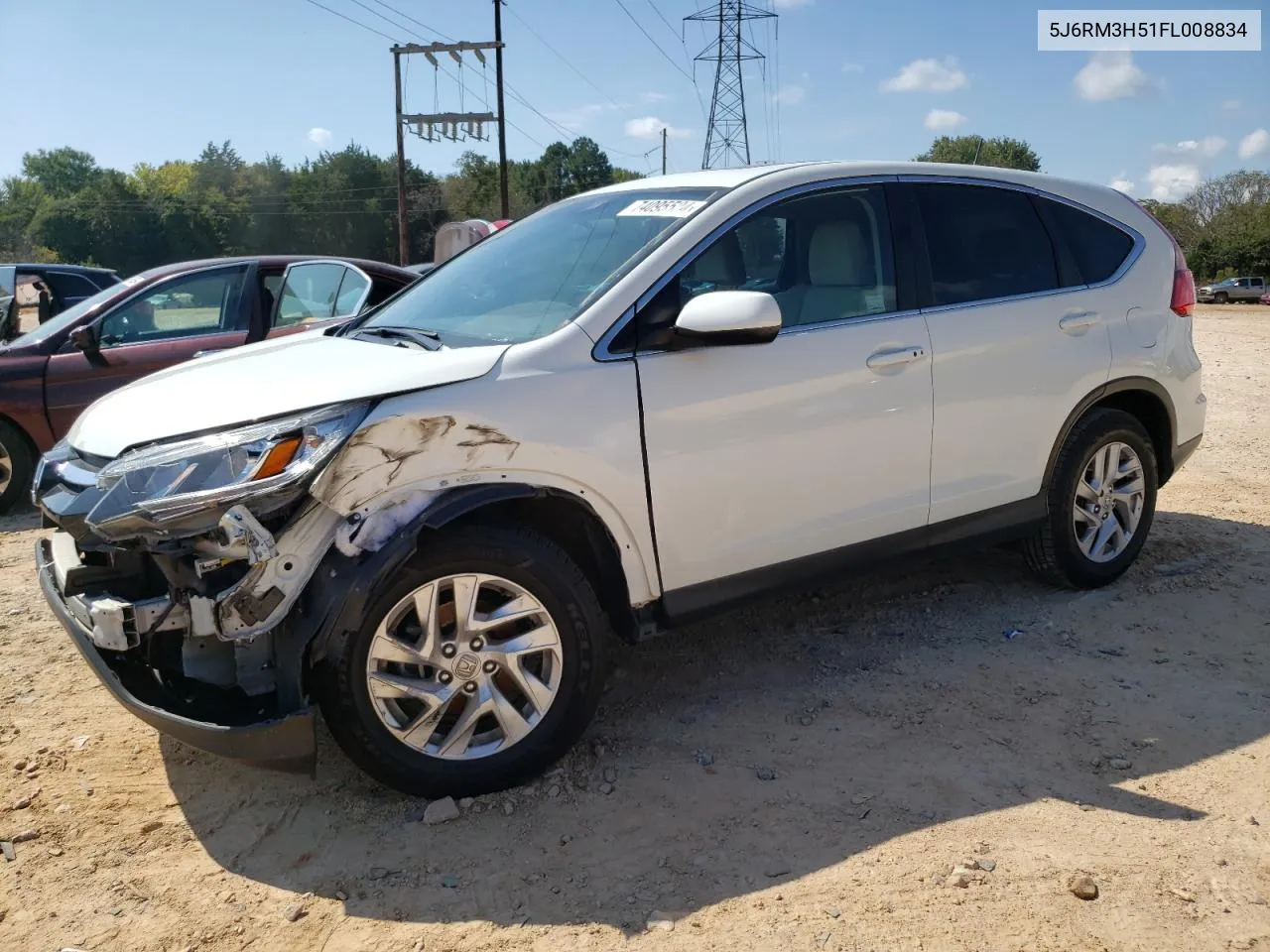 2015 Honda Cr-V Ex VIN: 5J6RM3H51FL008834 Lot: 74095524