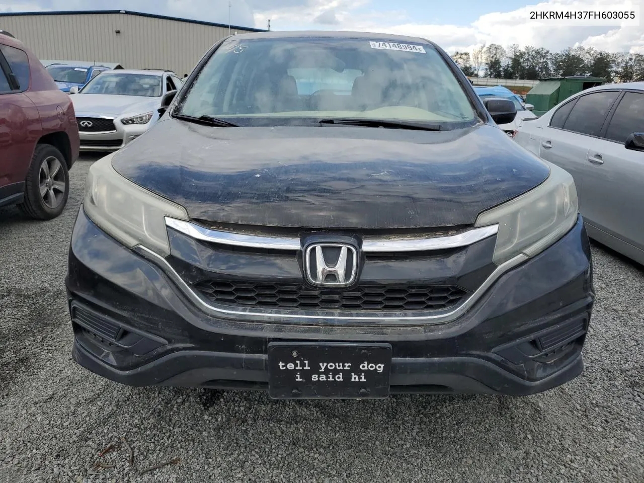 2015 Honda Cr-V Lx VIN: 2HKRM4H37FH603055 Lot: 74148994