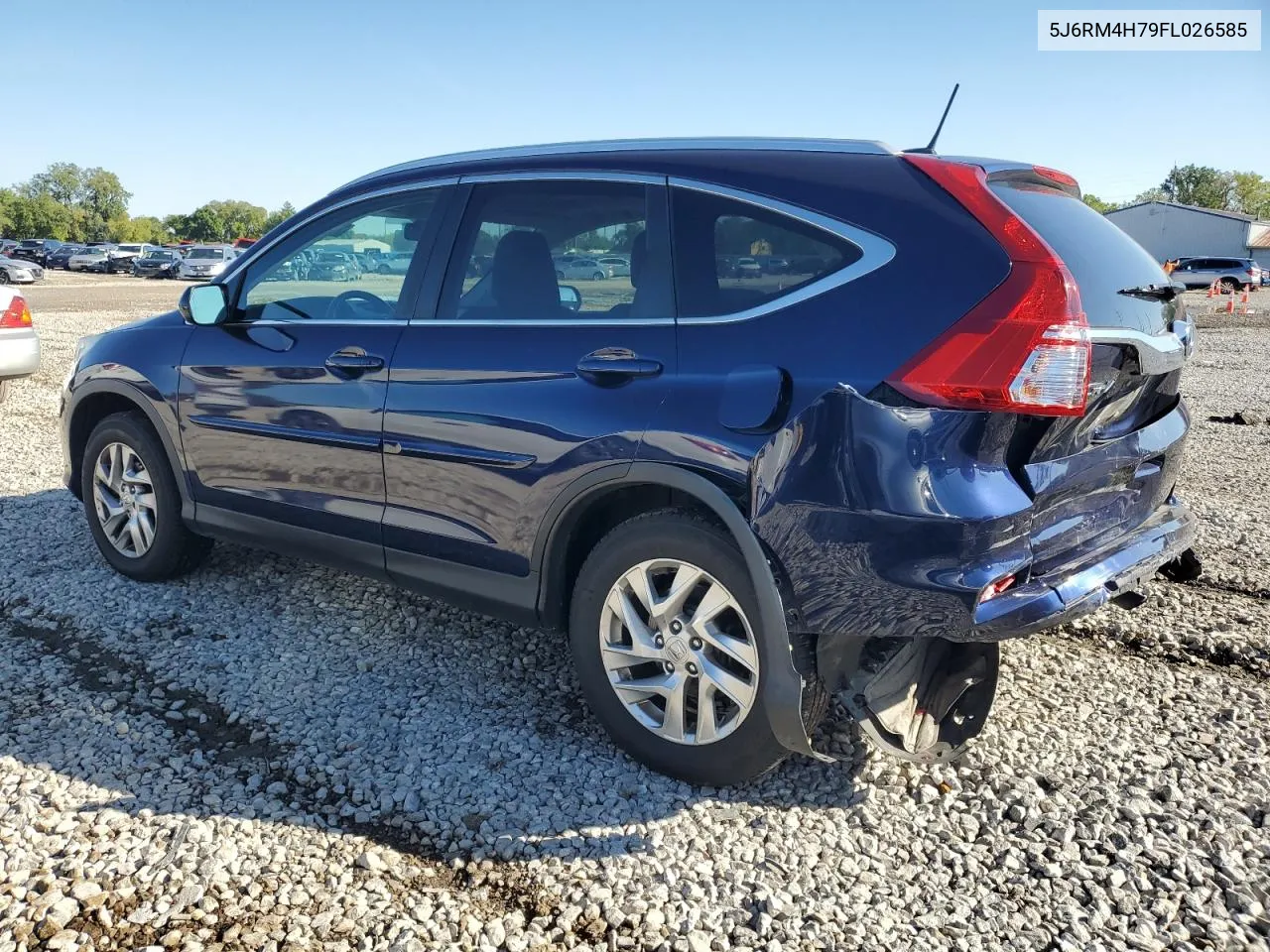 2015 Honda Cr-V Exl VIN: 5J6RM4H79FL026585 Lot: 74180104