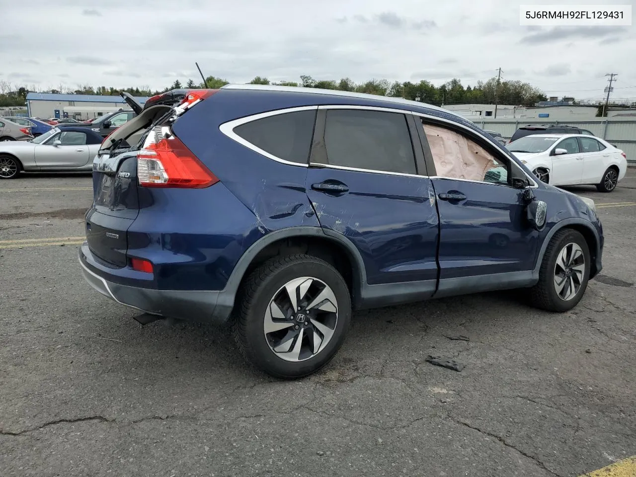 2015 Honda Cr-V Touring VIN: 5J6RM4H92FL129431 Lot: 74235584