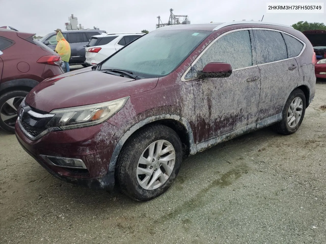 2HKRM3H73FH505749 2015 Honda Cr-V Exl