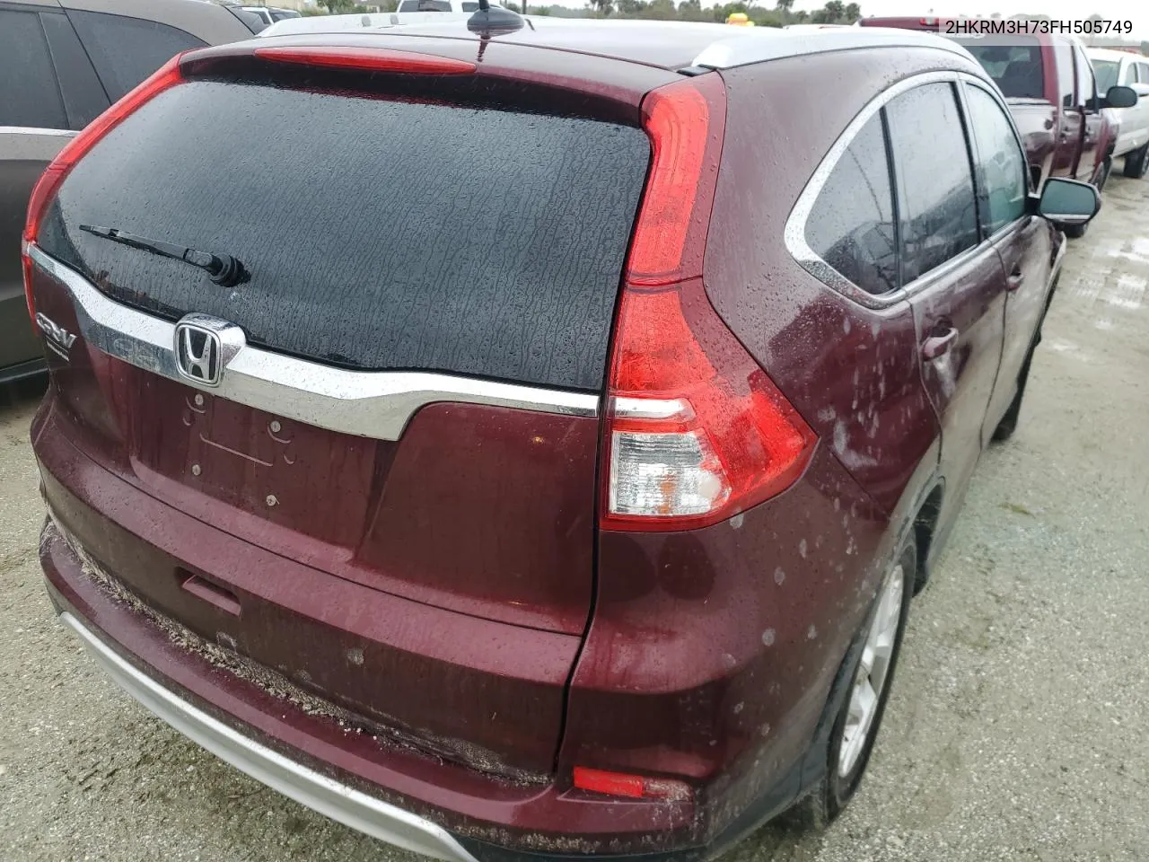 2015 Honda Cr-V Exl VIN: 2HKRM3H73FH505749 Lot: 74249444