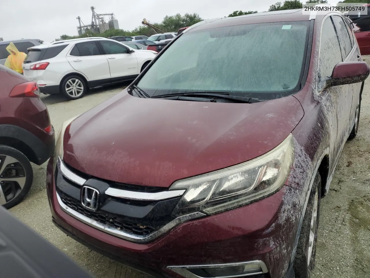 2015 Honda Cr-V Exl VIN: 2HKRM3H73FH505749 Lot: 74249444