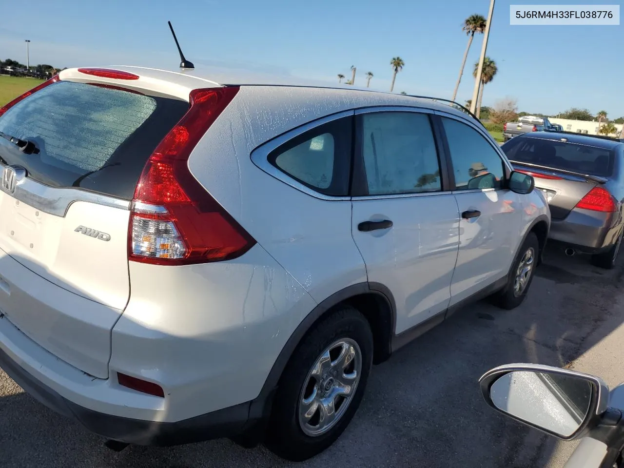 2015 Honda Cr-V Lx VIN: 5J6RM4H33FL038776 Lot: 74273714