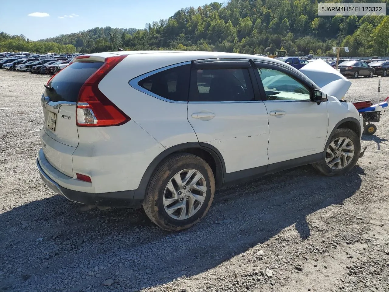 2015 Honda Cr-V Ex VIN: 5J6RM4H54FL123322 Lot: 74327174