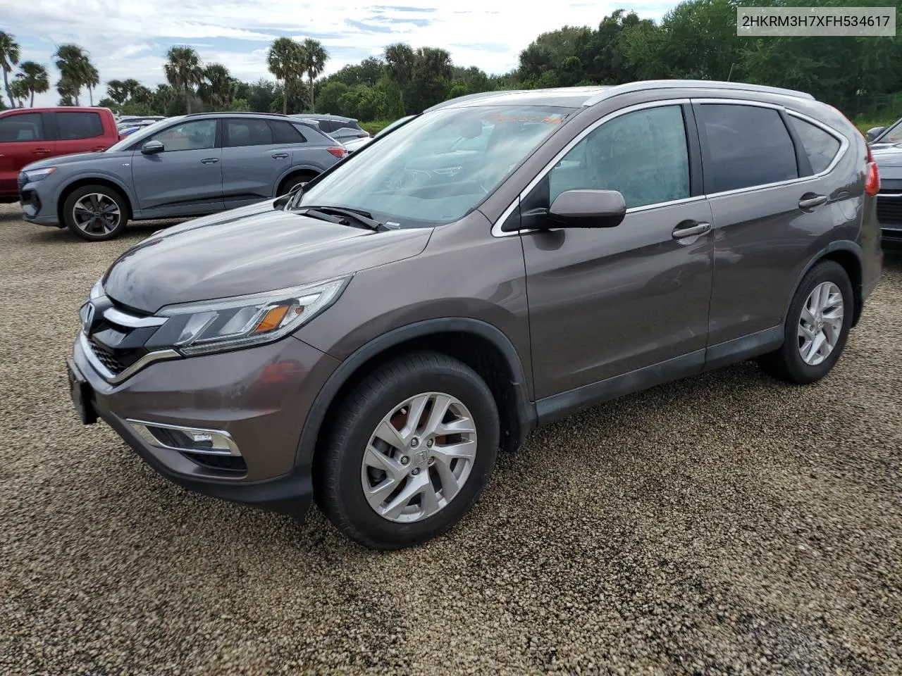 2HKRM3H7XFH534617 2015 Honda Cr-V Exl