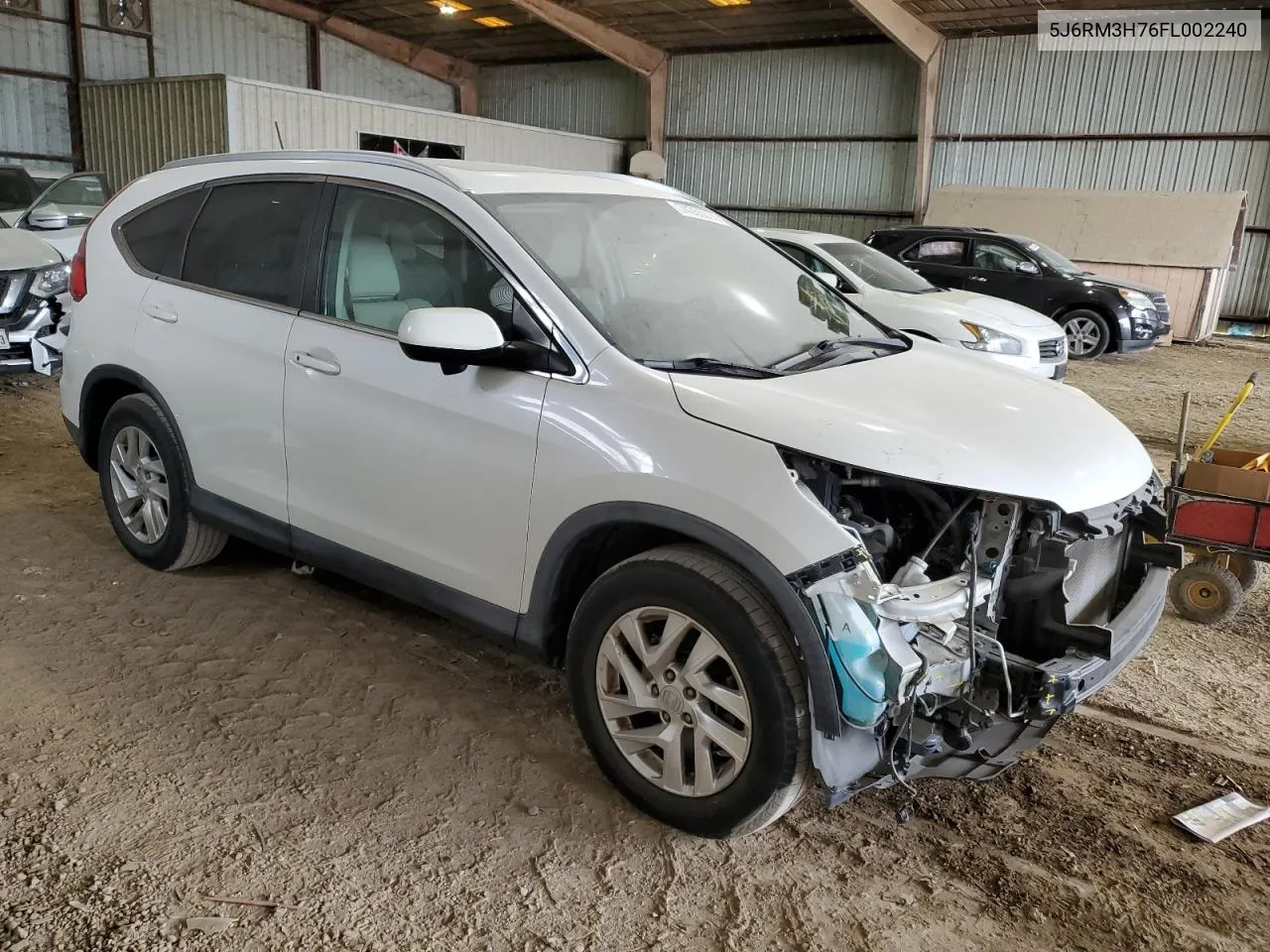 2015 Honda Cr-V Exl VIN: 5J6RM3H76FL002240 Lot: 74355074