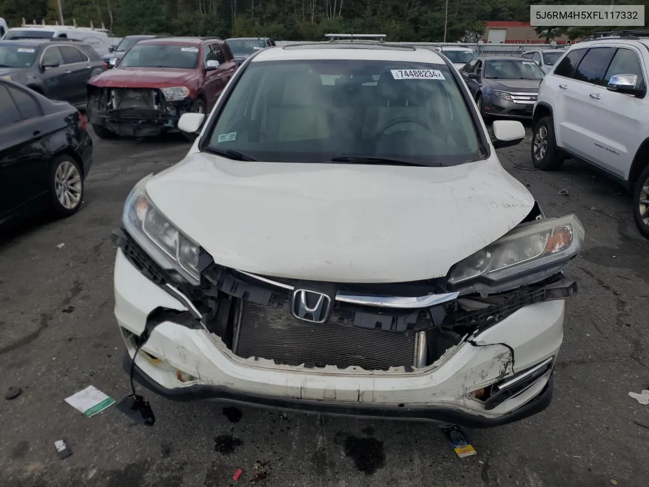 2015 Honda Cr-V Ex VIN: 5J6RM4H5XFL117332 Lot: 74488234