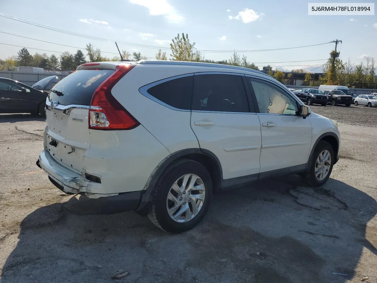 2015 Honda Cr-V Exl VIN: 5J6RM4H78FL018994 Lot: 74802644