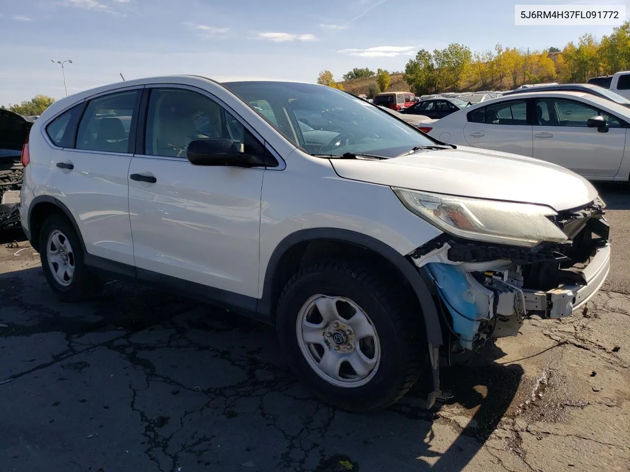 5J6RM4H37FL091772 2015 Honda Cr-V Lx