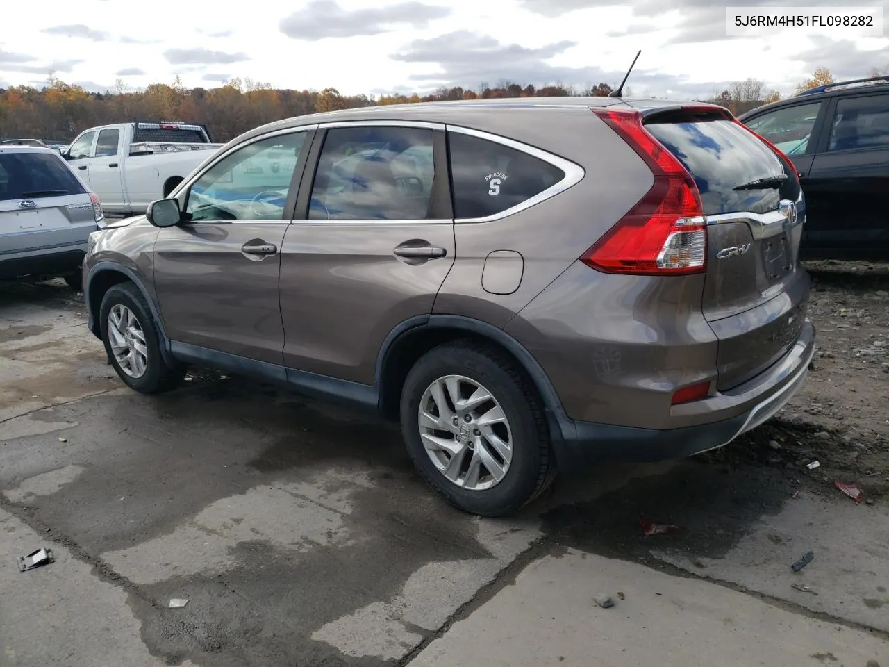 2015 Honda Cr-V Ex VIN: 5J6RM4H51FL098282 Lot: 75720974