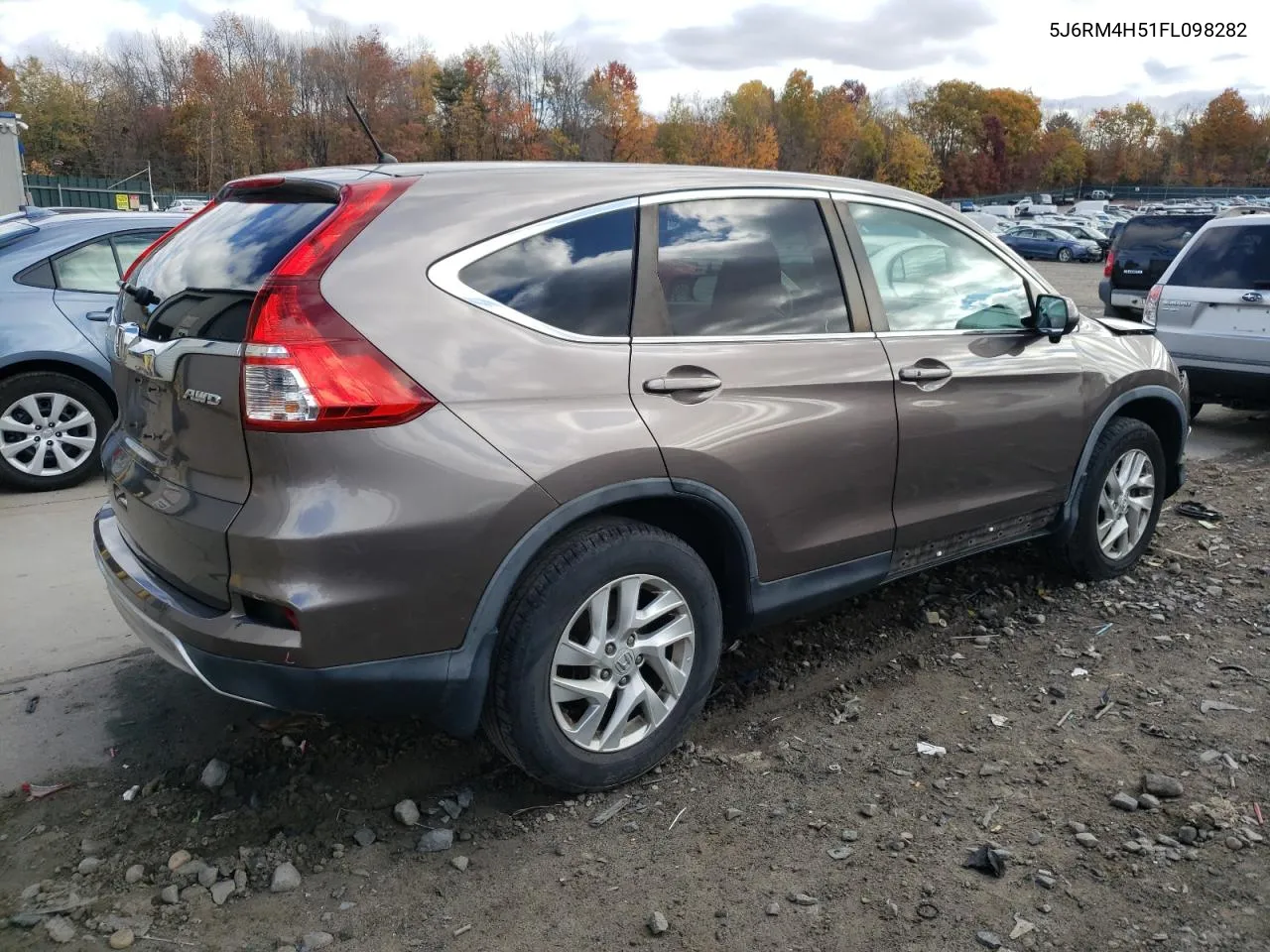 2015 Honda Cr-V Ex VIN: 5J6RM4H51FL098282 Lot: 75720974