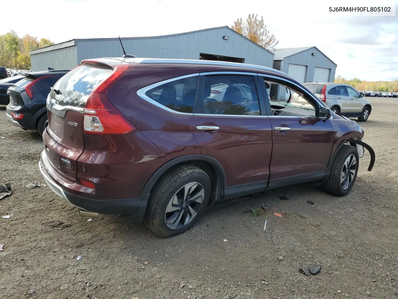 2015 Honda Cr-V Touring VIN: 5J6RM4H90FL805102 Lot: 75724834