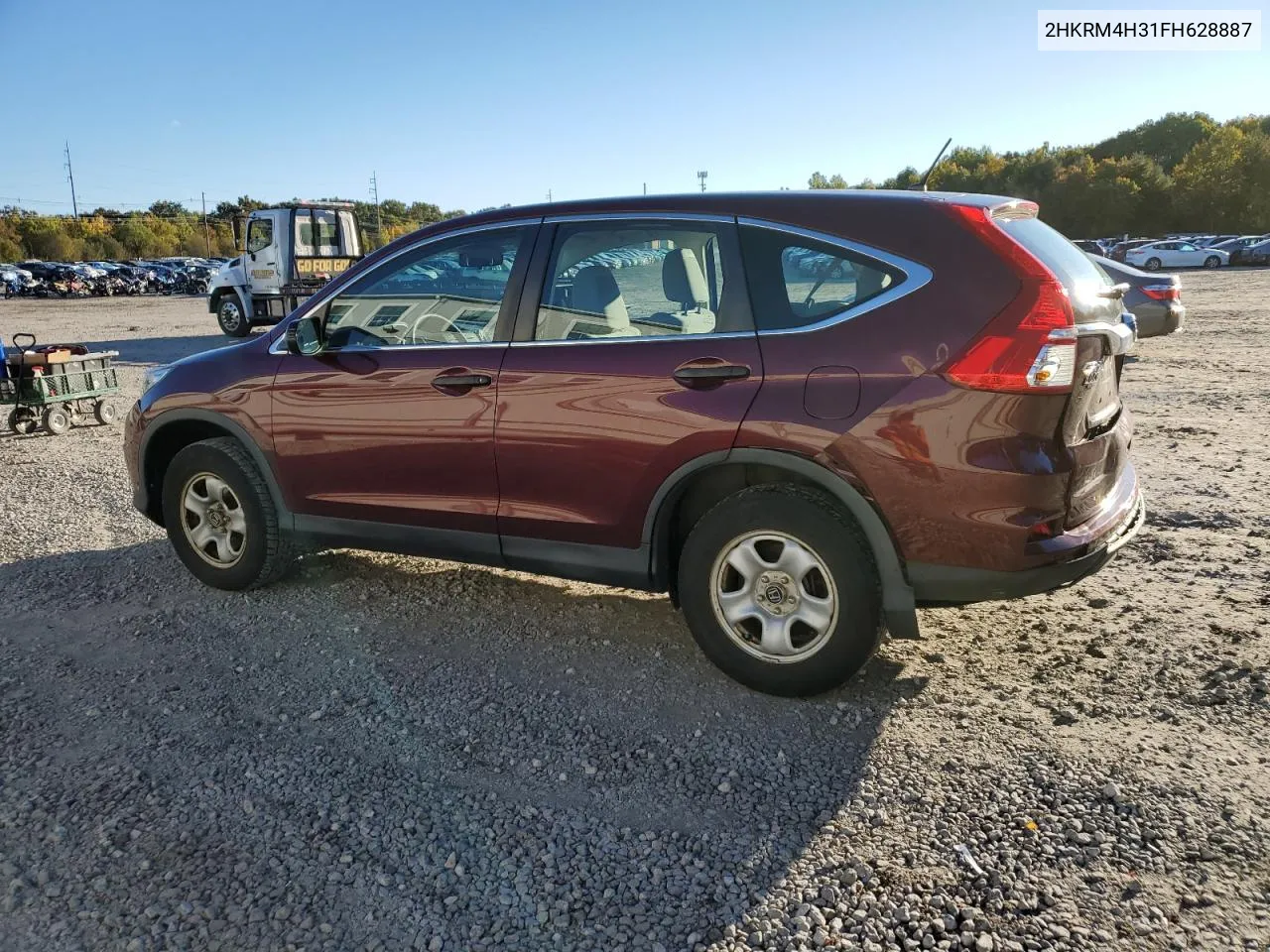 2015 Honda Cr-V Lx VIN: 2HKRM4H31FH628887 Lot: 75873114