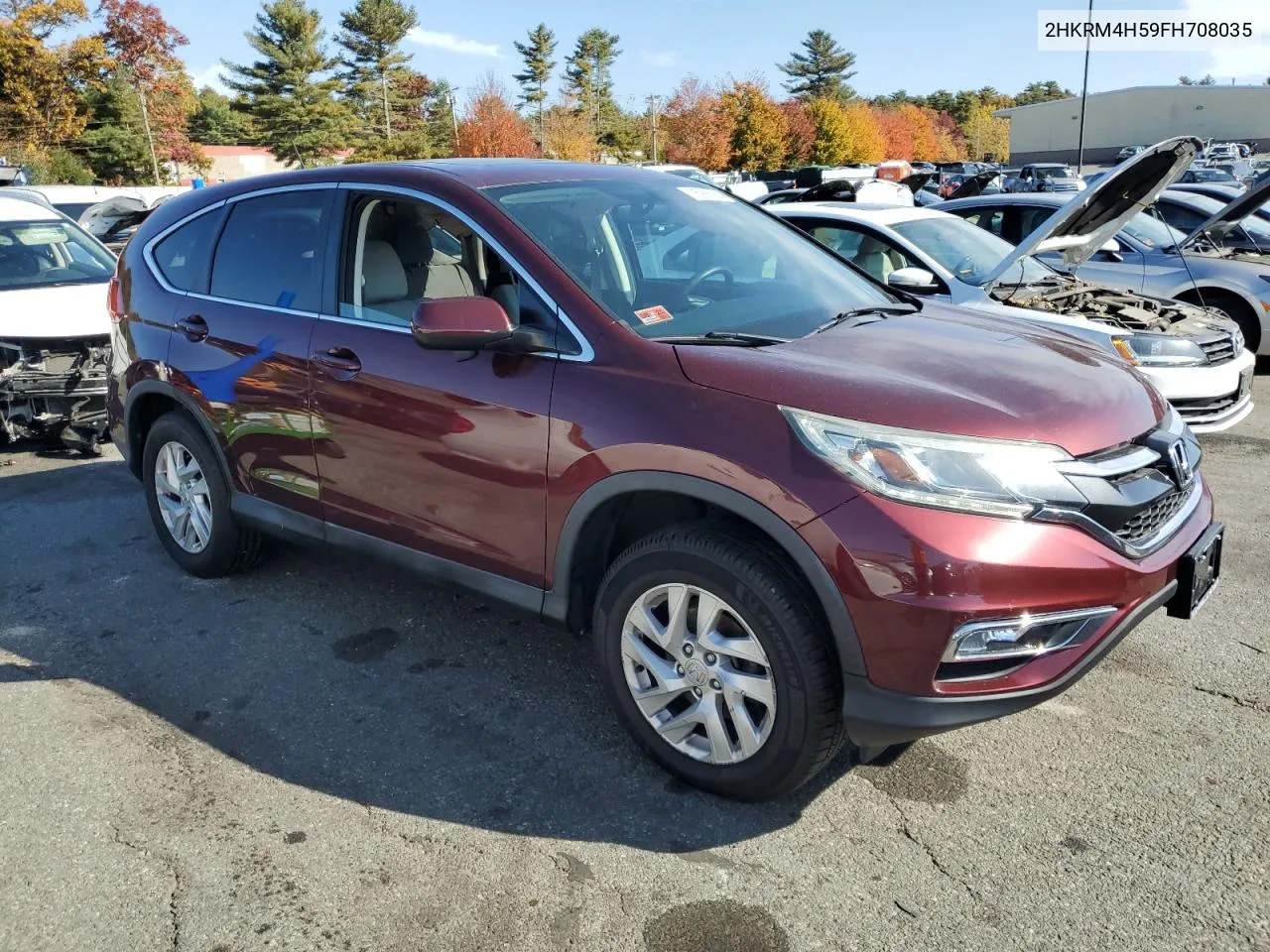 2015 Honda Cr-V Ex VIN: 2HKRM4H59FH708035 Lot: 75986054