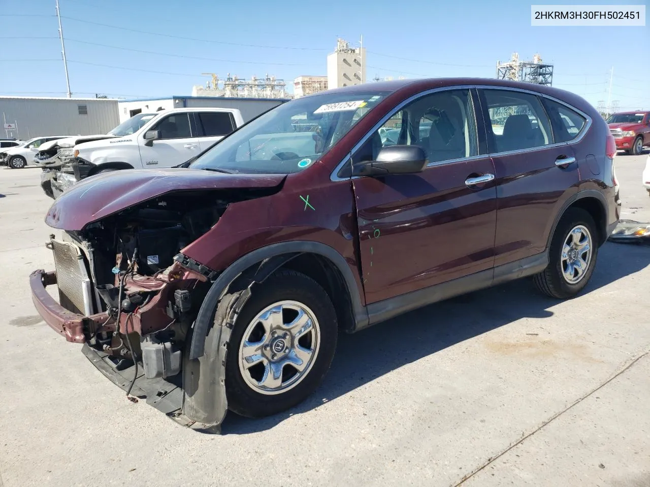 2HKRM3H30FH502451 2015 Honda Cr-V Lx