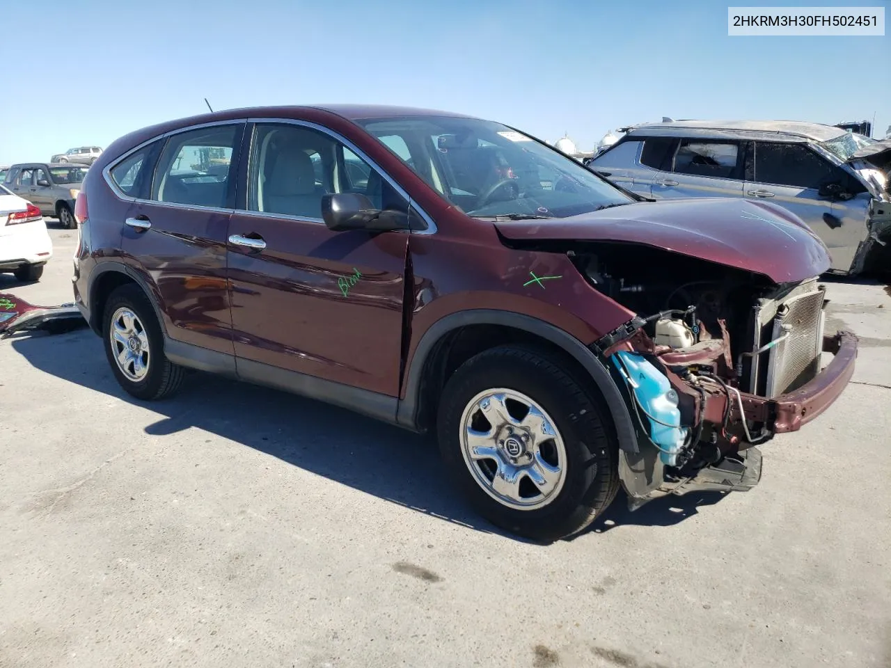 2HKRM3H30FH502451 2015 Honda Cr-V Lx