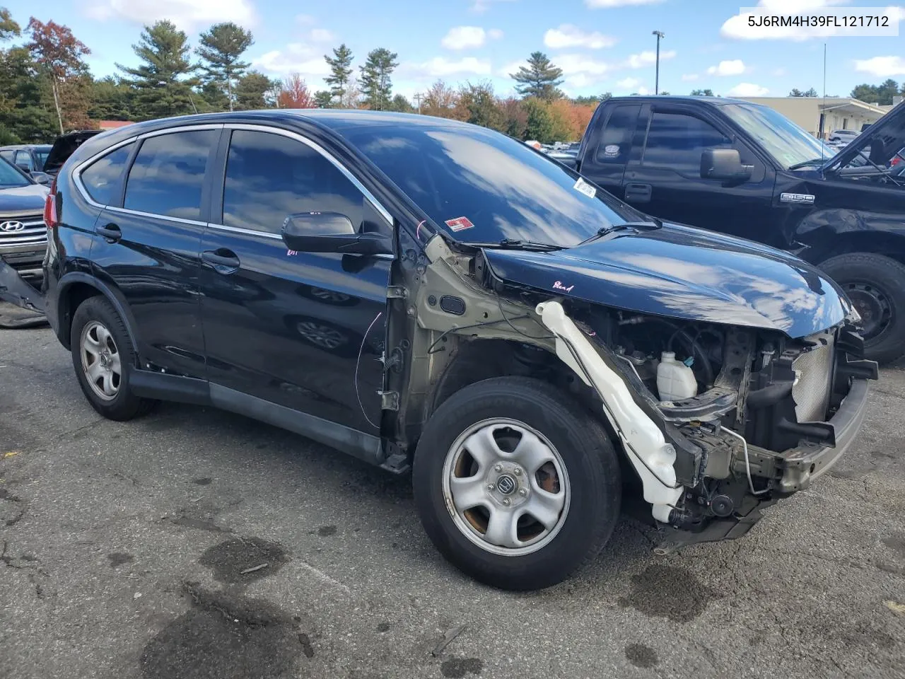 2015 Honda Cr-V Lx VIN: 5J6RM4H39FL121712 Lot: 76337334