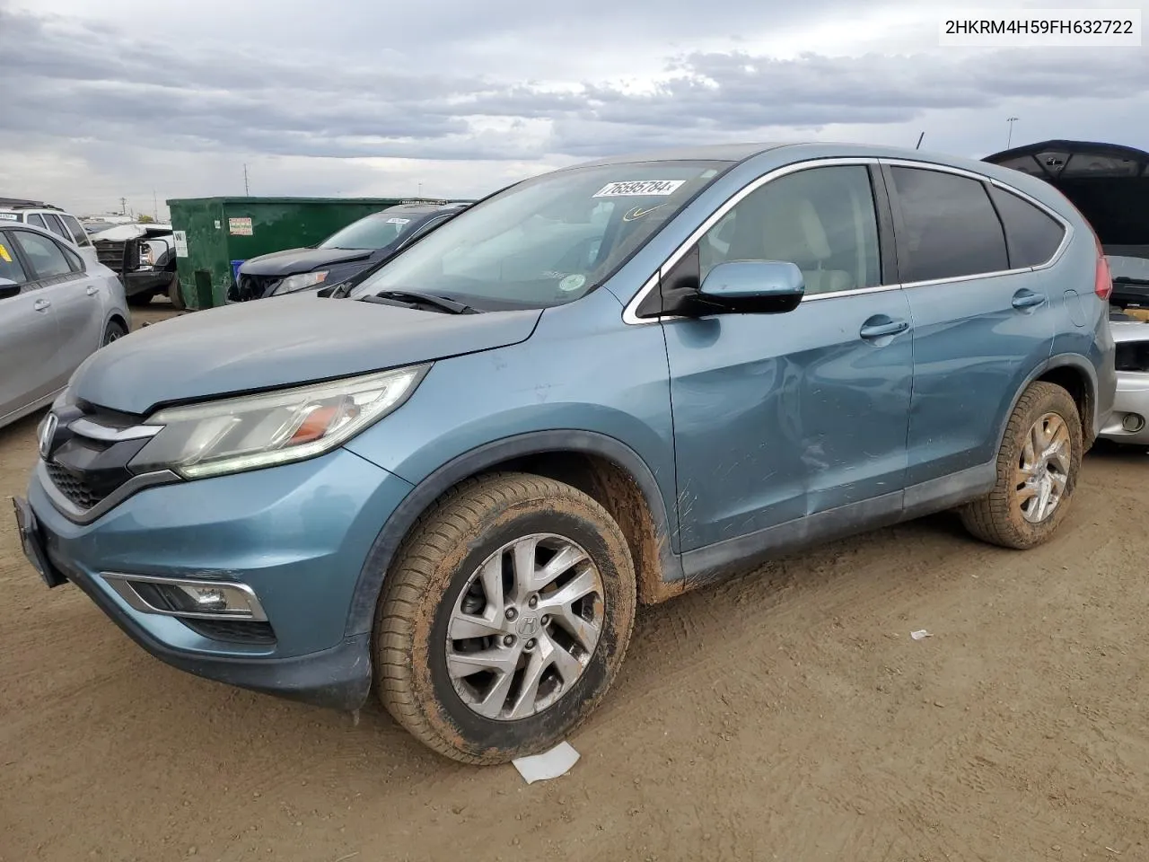 2015 Honda Cr-V Ex VIN: 2HKRM4H59FH632722 Lot: 76595784