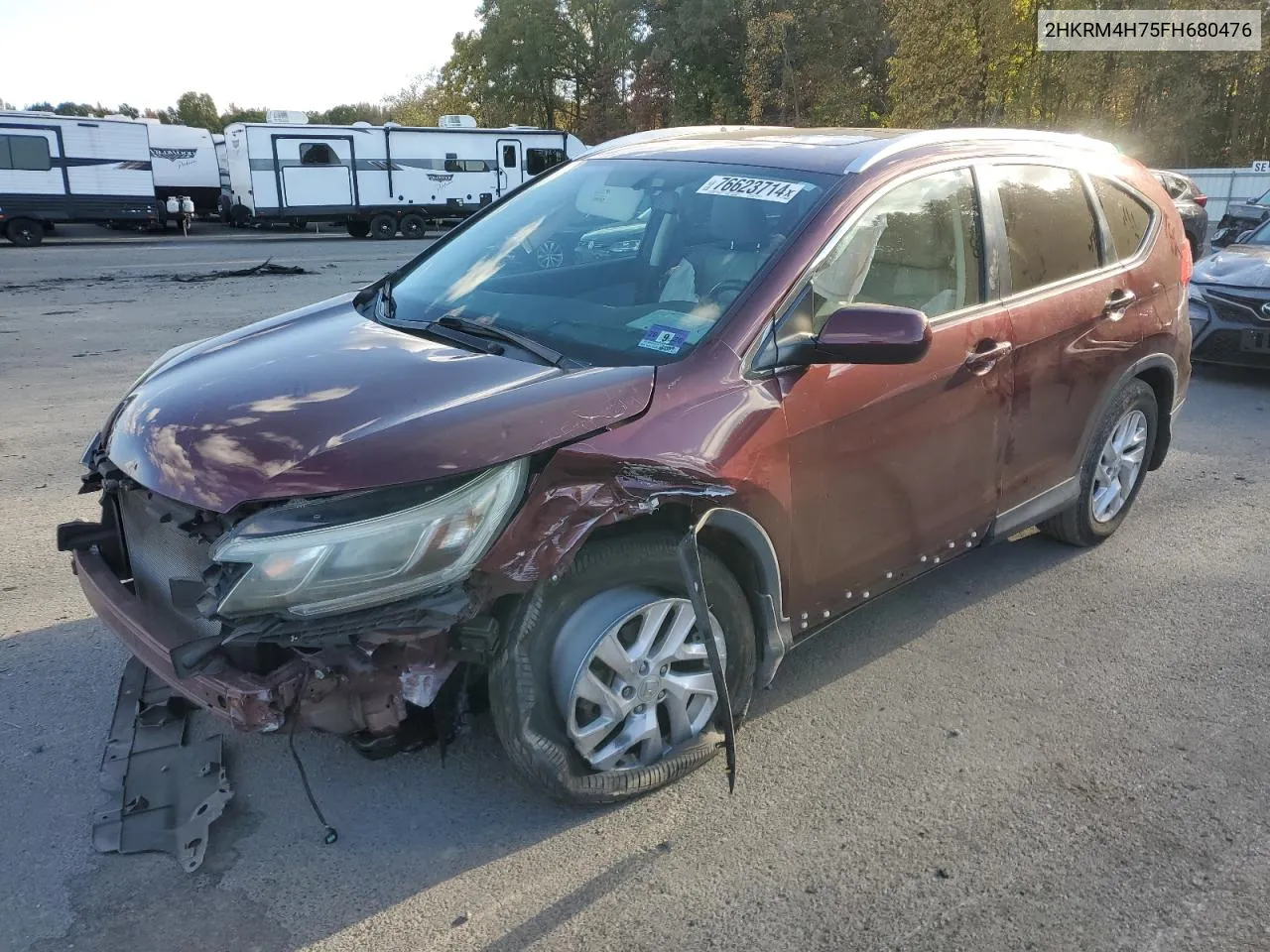 2HKRM4H75FH680476 2015 Honda Cr-V Exl