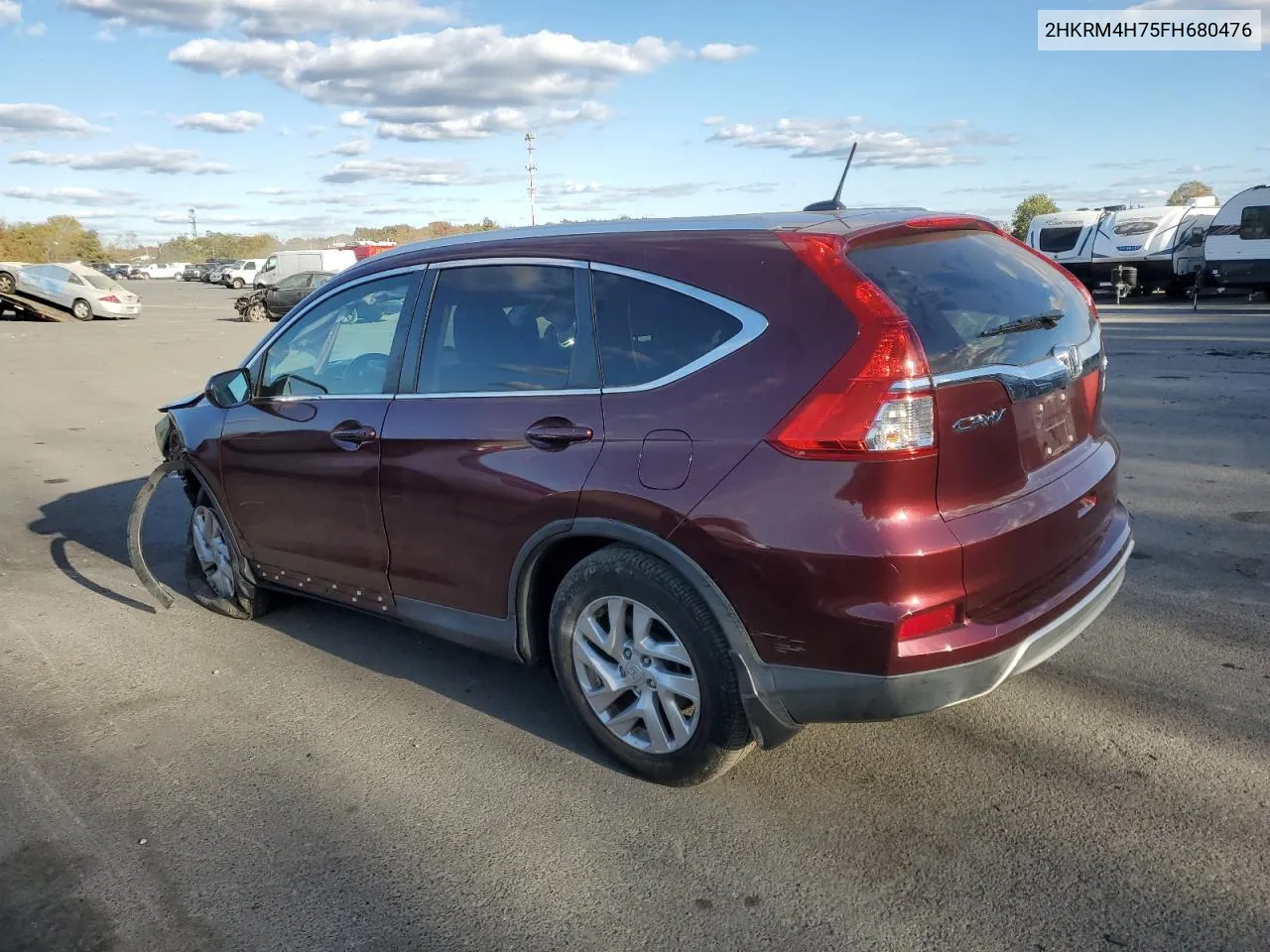 2HKRM4H75FH680476 2015 Honda Cr-V Exl