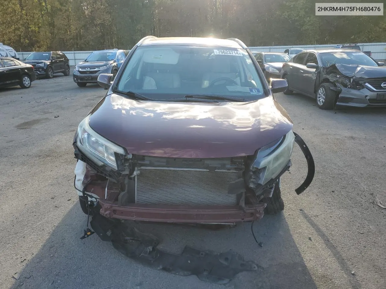 2HKRM4H75FH680476 2015 Honda Cr-V Exl