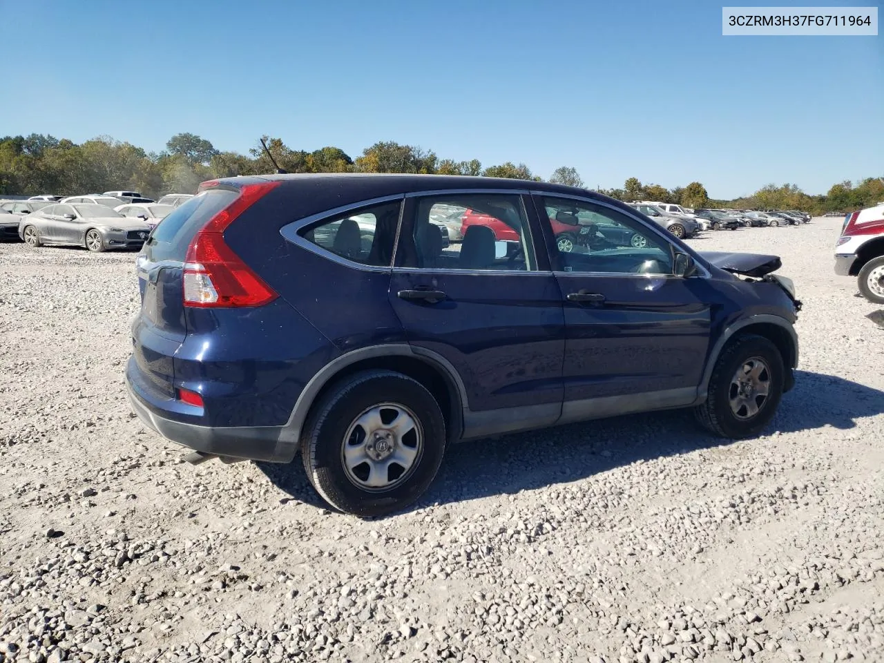 2015 Honda Cr-V Lx VIN: 3CZRM3H37FG711964 Lot: 76753164