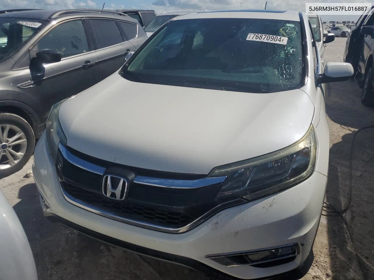 2015 Honda Cr-V Ex VIN: 5J6RM3H57FL016887 Lot: 76870904