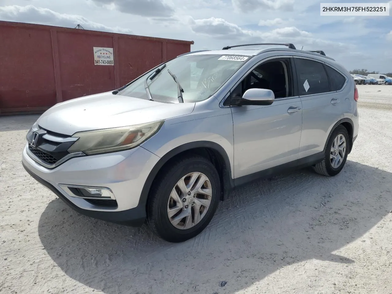 2HKRM3H75FH523251 2015 Honda Cr-V Exl