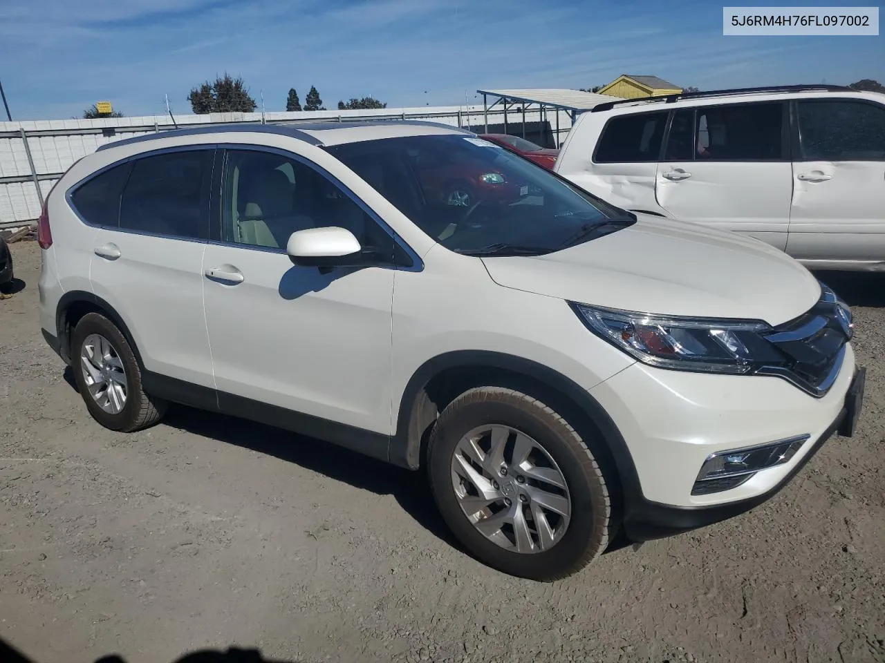 2015 Honda Cr-V Exl VIN: 5J6RM4H76FL097002 Lot: 77121264