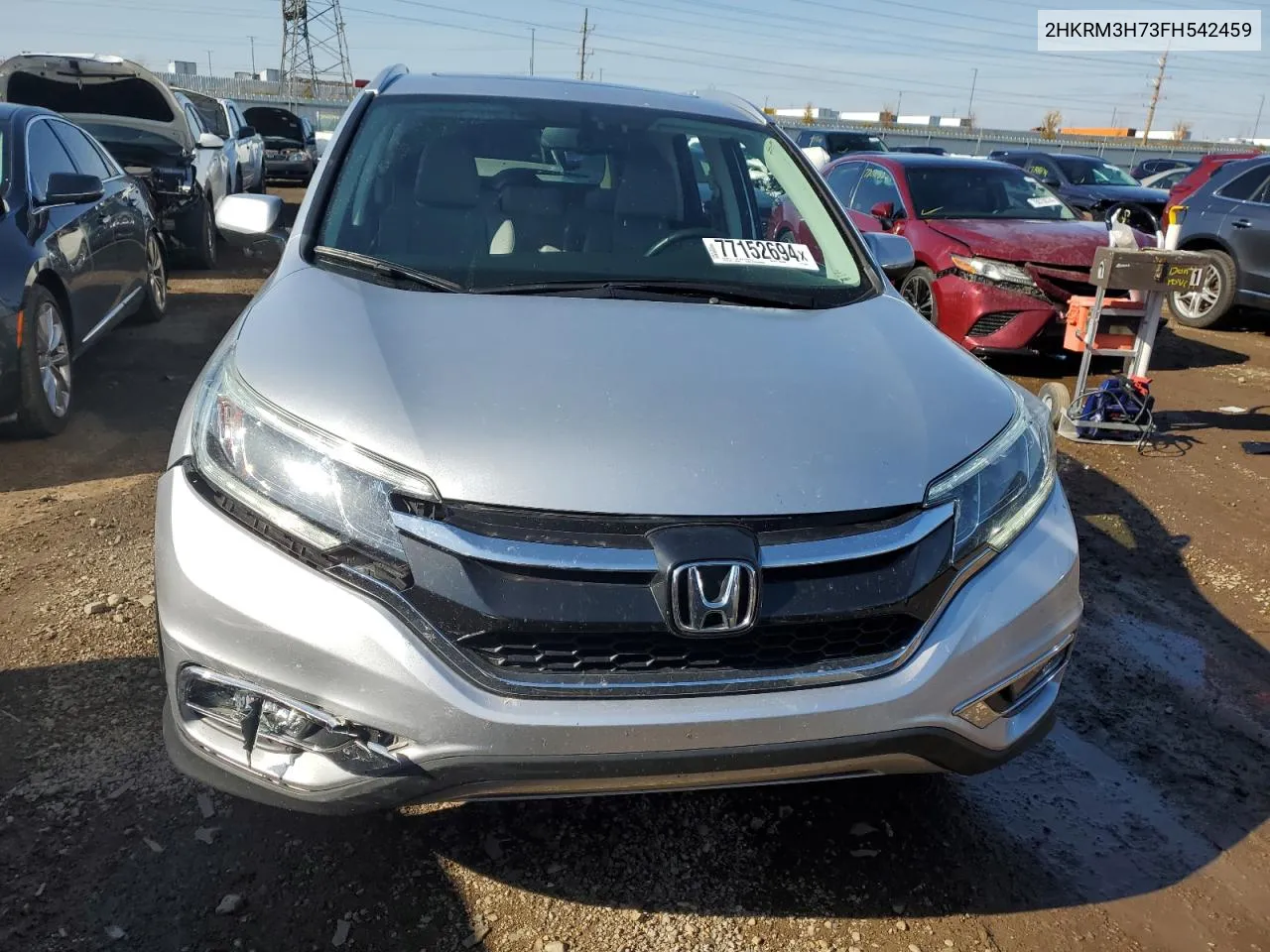 2015 Honda Cr-V Exl VIN: 2HKRM3H73FH542459 Lot: 77152694